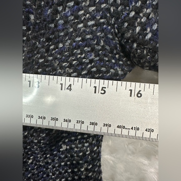 Will Smith Women's Black White & Blue Tweed Jacket - Picture 9 of 12